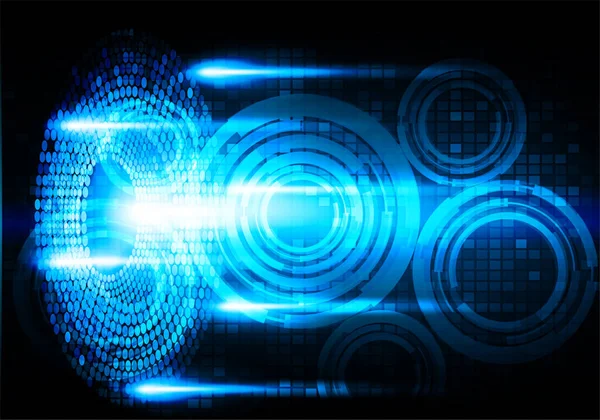 Siber devre gelecekteki teknoloji kavramı