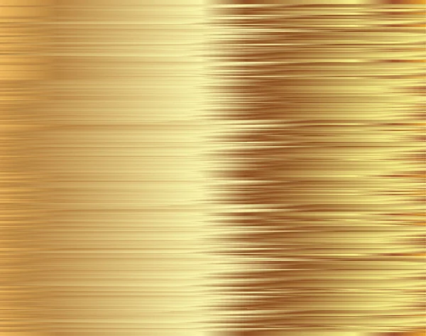 Fondo Dorado Dorado Con Textura Metálica Cepillada — Vector de stock