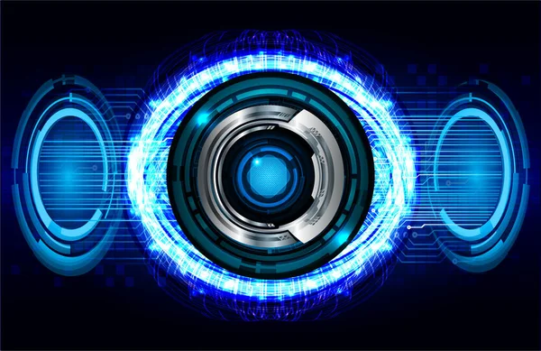 göz siber devre gelecekteki teknoloji konsepti