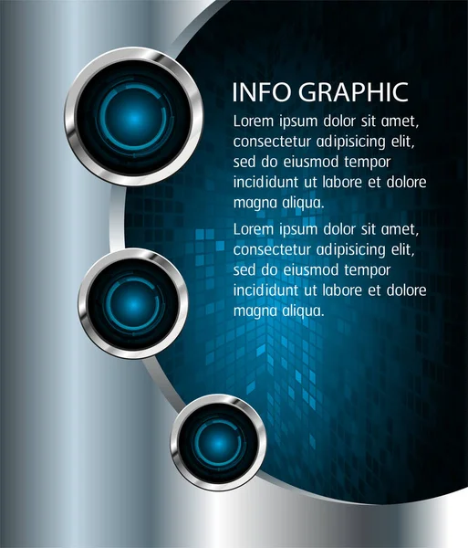Cyber Circuit Technologie Future Concept Fond — Image vectorielle