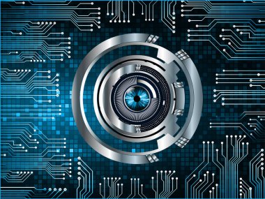 Siber devre gelecekteki teknoloji kavramı