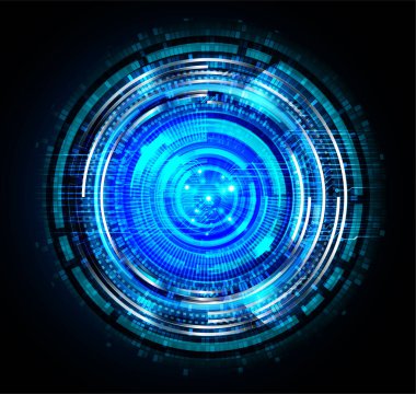 Siber devre gelecekteki teknoloji kavramı