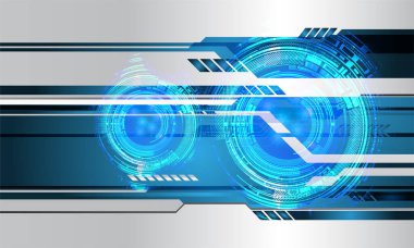 Siber devre gelecekteki teknoloji kavramı