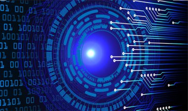 Siber devre gelecekteki teknoloji kavramı