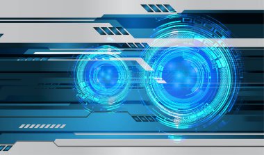 Siber devre gelecekteki teknoloji kavramı