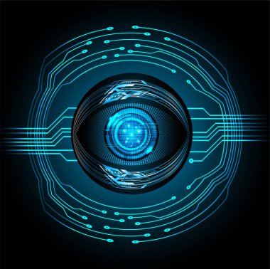 Siber devre gelecekteki teknoloji kavramı