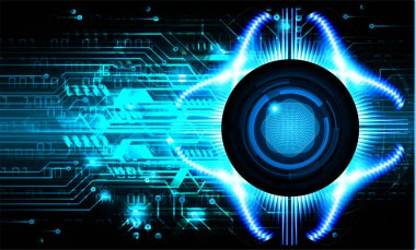 Siber devre gelecekteki teknoloji kavramı