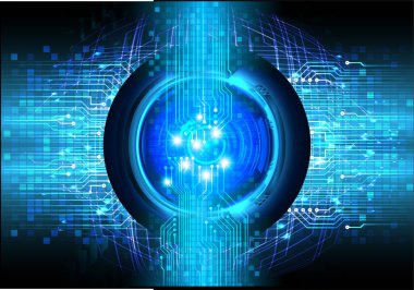 Siber devre gelecekteki teknoloji kavramı