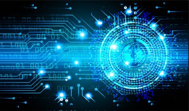 Siber devre gelecekteki teknoloji kavramı