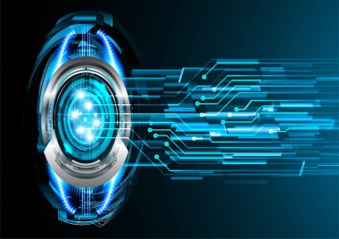 Siber devre gelecekteki teknoloji kavramı