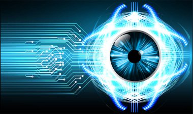 Siber devre gelecekteki teknoloji kavramı