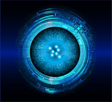 Siber devre gelecekteki teknoloji kavramı