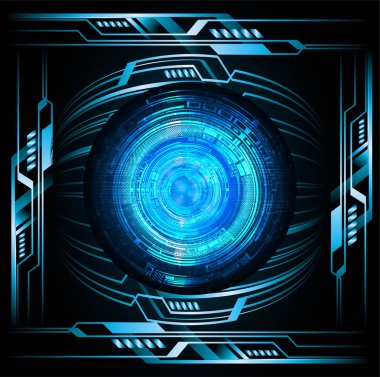 Siber devre gelecekteki teknoloji kavramı