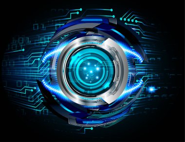 Siber devre gelecekteki teknoloji kavramı