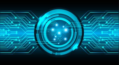 Siber devre gelecekteki teknoloji kavramı