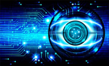 Siber devre gelecekteki teknoloji kavramı