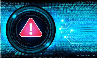 İkili kod ve devre ile soyut arkaplan