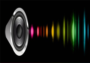 soyut ses dalgası arkaplanı