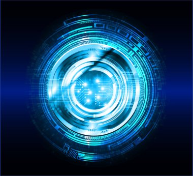 Siber devre gelecekteki teknoloji kavramı