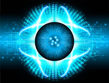 Siber devre gelecekteki teknoloji kavramı