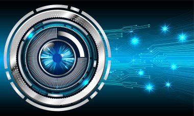 Siber devre gelecekteki teknoloji kavramı