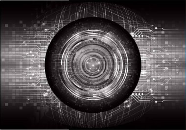 Siber devre gelecekteki teknoloji kavramı