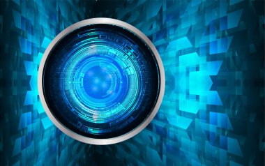 Siber devre gelecekteki teknoloji kavramı