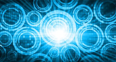 Siber devre gelecekteki teknoloji kavramı