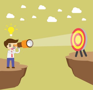 Ampulü olan bir iş adamı