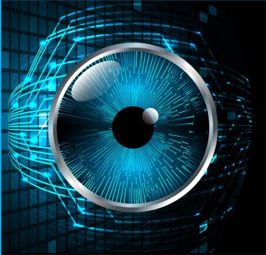 Siber devre gelecekteki teknoloji kavramı