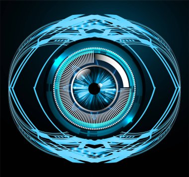 Siber devre gelecekteki teknoloji kavramı