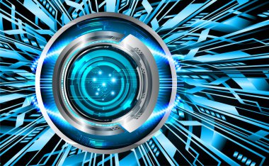 Siber devre gelecekteki teknoloji kavramı