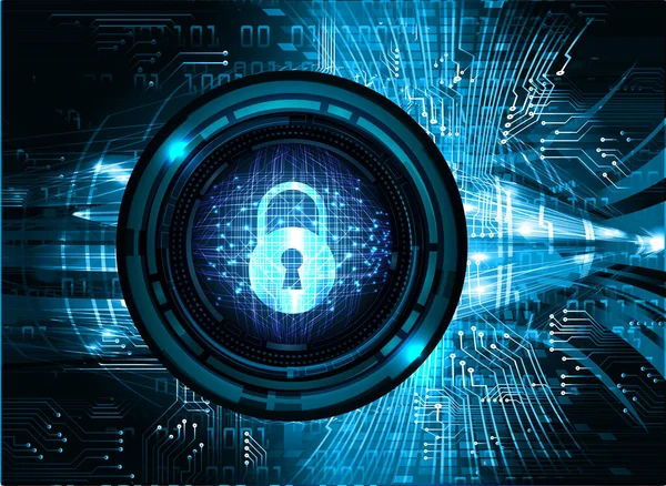 Dolabı olan arka plan vektör illüstrasyonu, dijital güvenlik kavramı