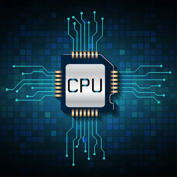 Circuit Imprimé Fond Vectoriel — Image vectorielle