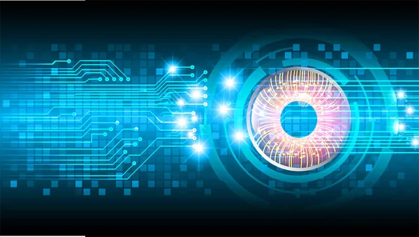 göz siber devre gelecekteki teknoloji konsepti