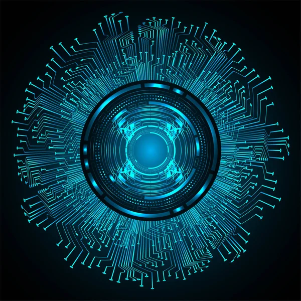 Siber devre gelecekteki teknoloji kavramı