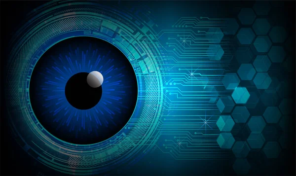 göz siber devre gelecekteki teknoloji konsepti