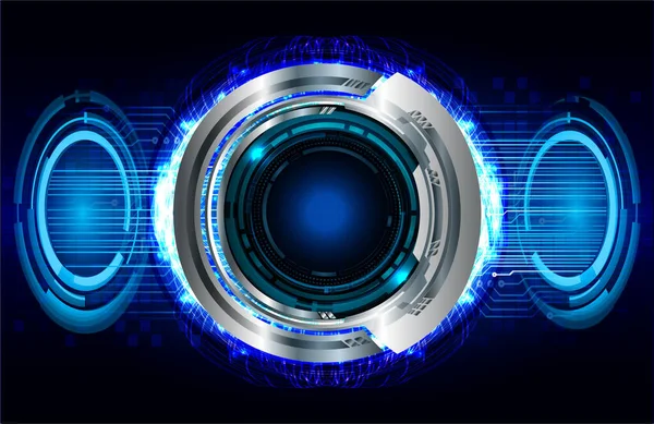 göz siber devre gelecekteki teknoloji konsepti