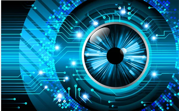 göz siber devre gelecekteki teknoloji konsepti