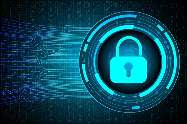 Ilustración Del Vector Fondo Con Armario Concepto Seguridad Digital — Archivo Imágenes Vectoriales