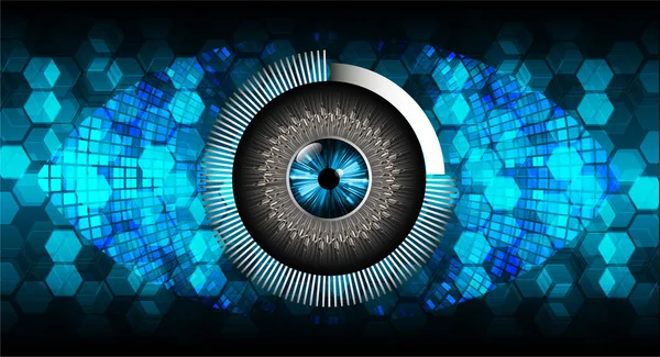 göz siber devre gelecekteki teknoloji konsepti