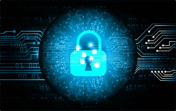 Dolabı olan arka plan vektör illüstrasyonu, dijital güvenlik kavramı