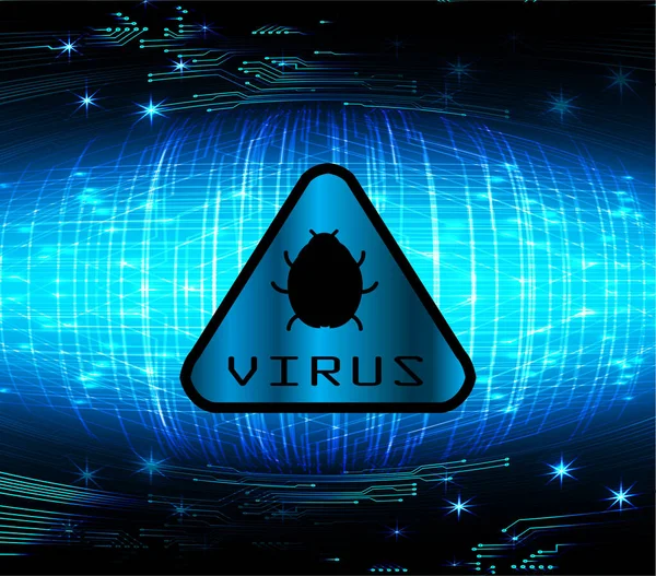 Ilustración Vectorial Fondo Virus — Archivo Imágenes Vectoriales