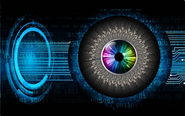 göz siber devre gelecekteki teknoloji konsepti