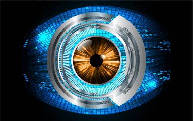 Siber devre gelecekteki teknoloji kavramı