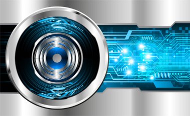 Sanal teknoloji arkaplanı devresi