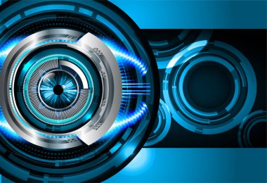 Siber devre gelecekteki teknoloji kavramı