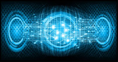 Siber devre gelecekteki teknoloji kavramı