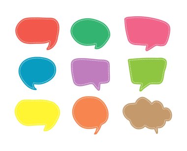 Web sitesi, bilgisayar grafiği, teknoloji ve internet için renkli modern metin kutusu şablonu, afiş