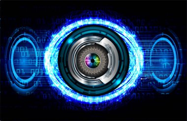 Siber devre gelecekteki teknoloji kavramı